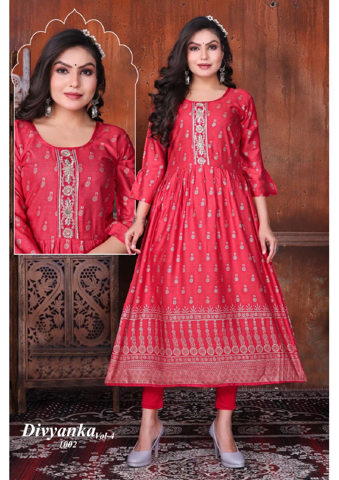 Divyanka Vol 4  By Beauty Queeen Anarkali Kurti Catalog